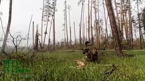 Combat in the Kremenna forest by the Russian Armed Forces.