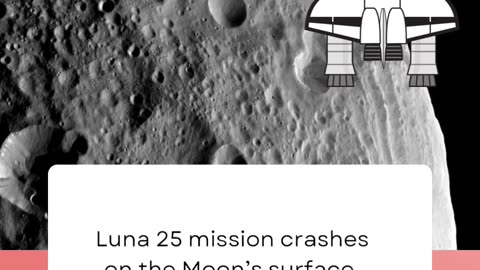 Luna 25 mission crashes on the Moon’s surface, Russia declares mission failed