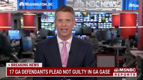 Five more Trump co-defendants plead not guilty in Georgia case