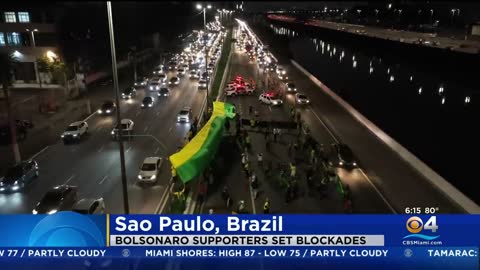 Bolsonaro Supporters Block Roads In Protest Of Brazil Presidential Election Results