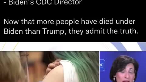 CDC Director The overwhelming number of death over 75% people who had at least 4 comorbidities