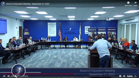 9/27/22 Elmhurst D205 BOE Meeting - Dave Zurkowski