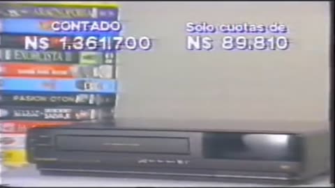 Centro Eléctrico - Montaña de VHS - Publicidad con Humberto de Vargas (1992)