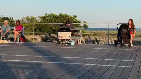 Boardwalk pianist Bryan Woolburt