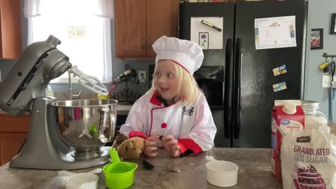 Lily-Rose Kindergarten Cook: Old Fashioned Peanut Butter Cookies