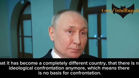 Putin: I was was a naive man 20 years ago, thinking the West would not want to destroy Russia