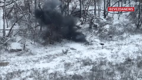 Clearing a Ukrainian Armed Forces stronghold near Artemovsk