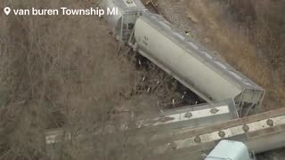 BREAKING: Another Train carrying hazardous materials has derailed just outside of Detroit, Michigan.