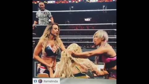 WWE Divas - Emma and Dana Brooke Tag Team Move