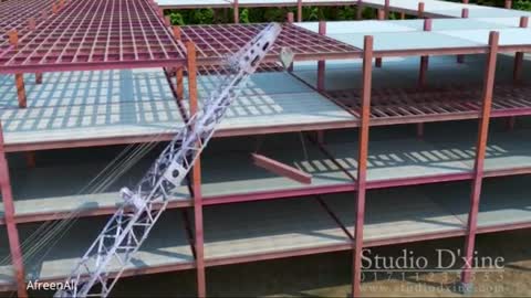 How to make steel building construction process.