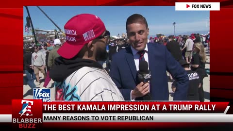 The Best Kamala Impression At A Trump Rally