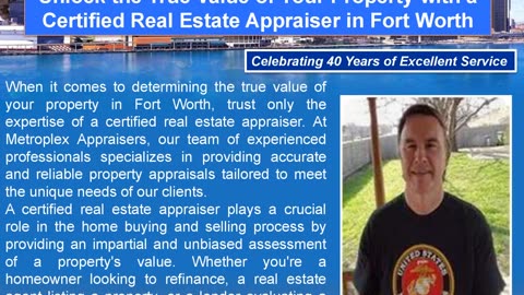 Unlock the True Value of Your Property with a Certified Real Estate Appraiser in Fort Worth