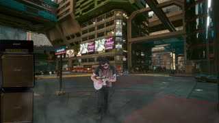 Busking in the Matrix.