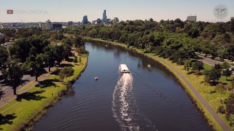 Melbourne City Cinematic Film by Drone [4K] 🇦🇺Melbourne Australia🇦🇺