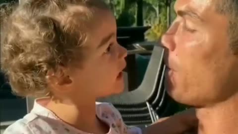 Ronaldo with her son