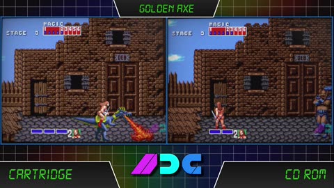 Golden Axe MD #Vs Golden Axe CD #LongPlay #Comparison