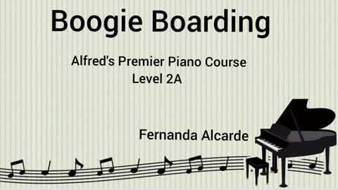 Boogie Boarding - Alfreds Premier Piano level 2a