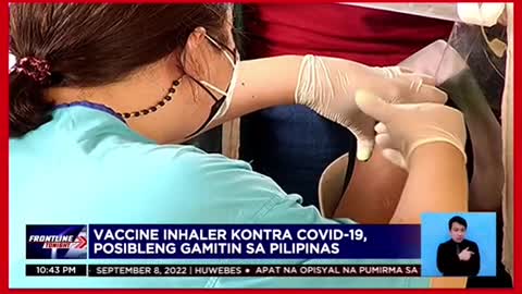 Vaccine inhaler kontraCOVID-19, posiblenggamitin sa Pilipinas