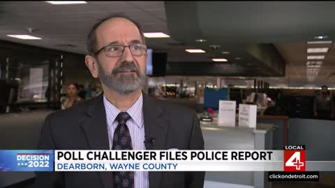 Dearborn, MI Poll Challenger Files Police Report