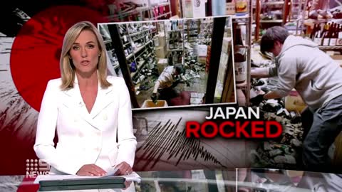 A powerful tremor has hit Japan | 9 News Australia