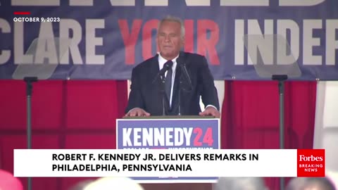 RFK Jr. Takes Shots At President Biden, Trump During Presidential Candidacy Announcement