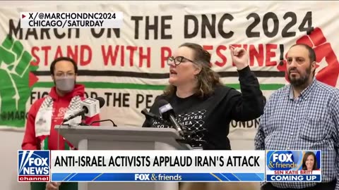 Anti-Israel activists applaud Iran's attack on Israel in 'appalling' video