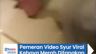Pemeran Video Syur Viral Kebaya Merah Ditangkap Polisi, Sosoknya Ternyata Warga Surabaya