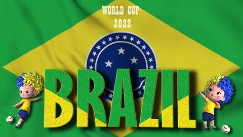 Brazil | Character Introduction | PlayFloo World Cup 2022 | Paperfolks Creative Studios