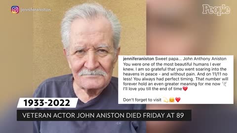 John Aniston, 'Days of Our Lives' Legend and Jennifer Aniston's Father, Dead at 89 PEOPLE