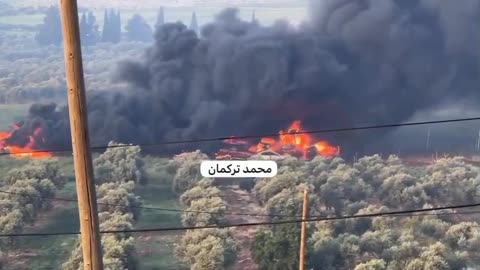 israel West Bank Settlers Burning Homes