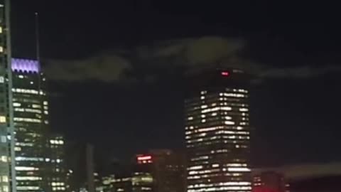 Two UFOs Filmed over Montreal Canada on 3-3-2023