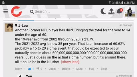 NFL DEATHS UNDER AGE 60 - THEY'RE WAY UP!