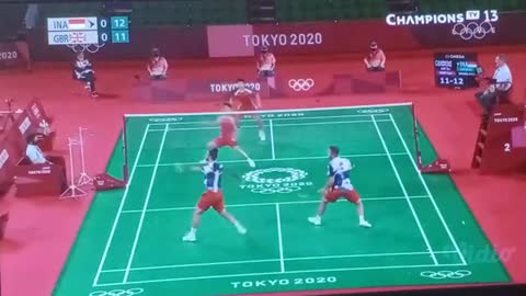 OLIMPIADE TOKYO 2020 - Kevin/Markus INDONESIA vs Ben/Sean INGGRIS Badminton