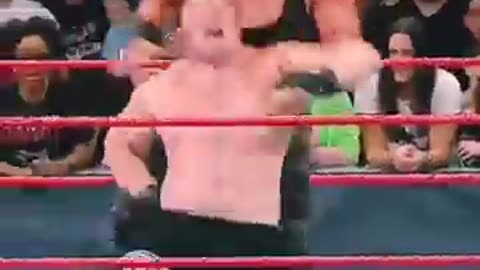 Brock Lesnar versus Braun strowman