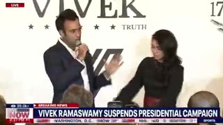 Vivek suspended his campaign and chose to endorse Trump