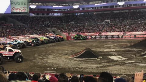 Monster Jam CRAZY Saves and Crashes Compilation