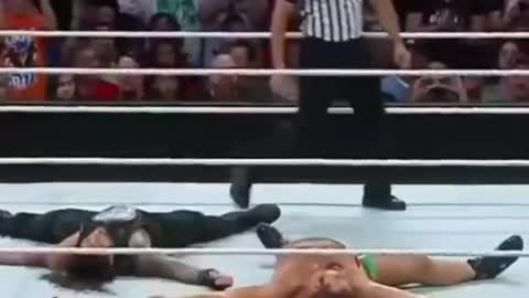 Top 2 amazing superman punch by Roman Reigns 👊_ #Shorts