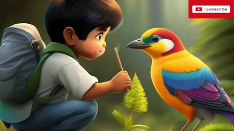 Raju and the wounded Bird: A Magical Encounter