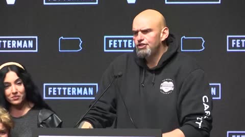Fetterman gives victory speech after beating Dr Oz in Pennsylvania