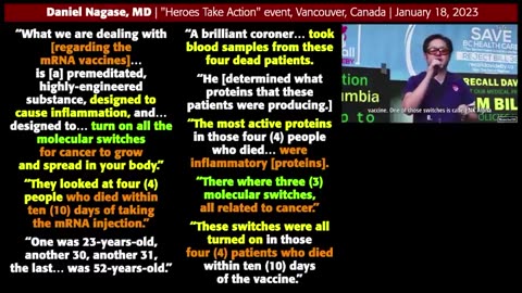 mRNA vaccines turn on switches that cause cancer to grow and spread, says Daniel Nagase, MD