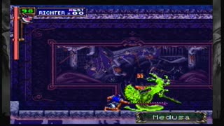 SotN Richter Boss Battles 15 - Medusa