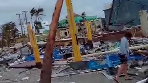 Hurricane lan levels FortMyers Beach Times Square