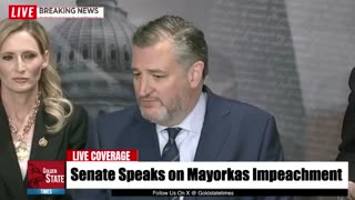 BIDEN'S CRIMINAL ENTERPRISE: Ted Cruz EXPLOSIVE Speech on Mayorkas Impeachment!