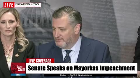 BIDEN'S CRIMINAL ENTERPRISE: Ted Cruz EXPLOSIVE Speech on Mayorkas Impeachment!