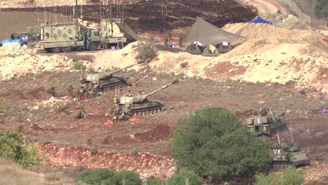 Israeli artillery strikes seen on border with Lebanon