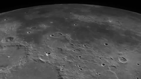 Moon - Close up view - Real sound. HD.