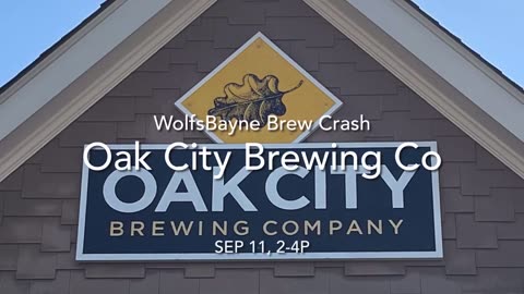 WolfsBayne Brew Crash - Oak City Brewing