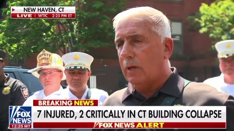7 injured 2, critically in CT building collapse