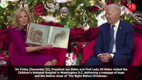 President Biden and First Lady deliver heartwarming Christmas message at Children's Hospital