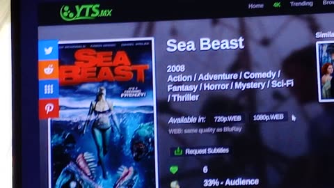 #review, sea beast,, 2008, #fantasy, #mystery, #horror, #tits,
